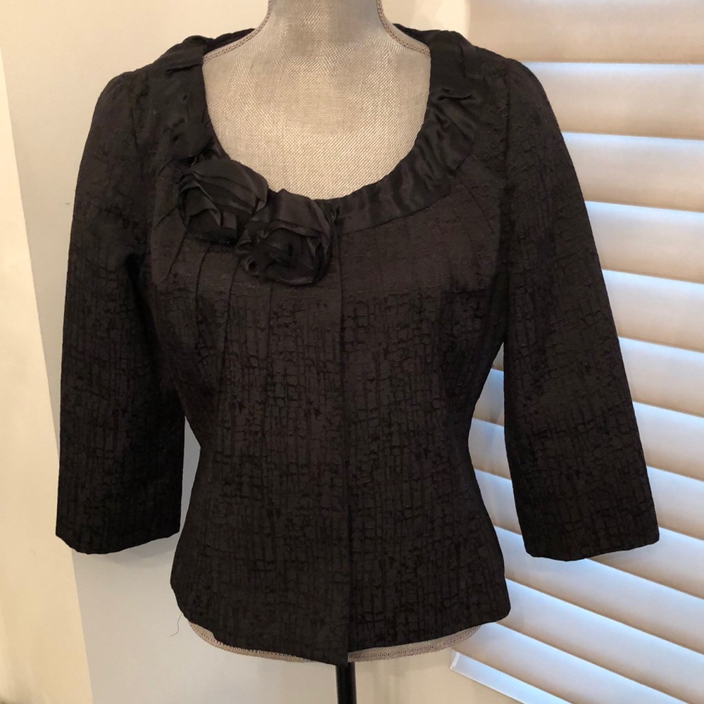 Black Short Dress Coat